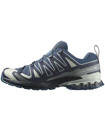 Salomon XA Pro 3D V9 GTX Gore-Tex Men's Trail Running Shoes, Spellbound/Maritime Blue/Wrought Iron