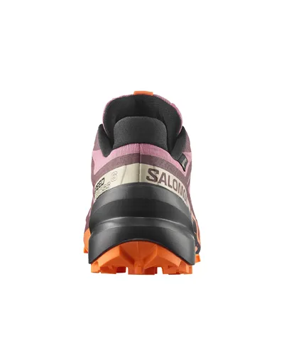 Salomon Speedcross 6 GTX Gore-Tex Women's Trail Running Shoes, Dusky Orchid/Huckleberry/Nectarine