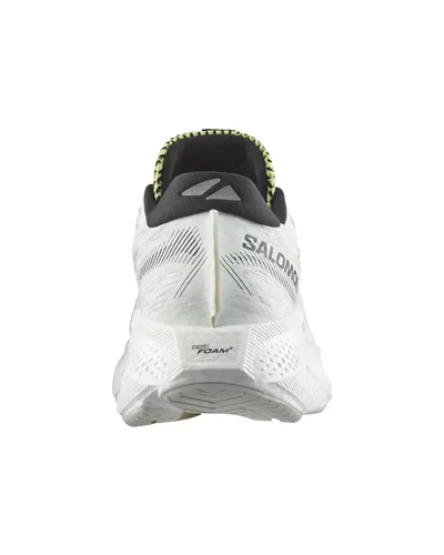 Salomon Aero Glide 4 GRVL Men's Trail Running Shoes, White/Sunny Lime/Black