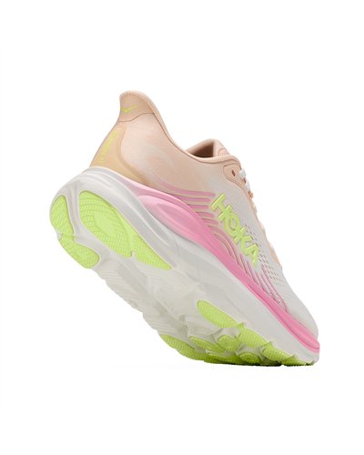 Hoka Clifton 11 Scarpe Running Donna, Tangerine Glow/White