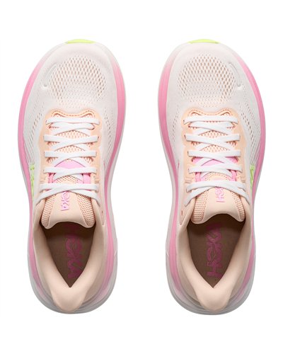 Hoka Clifton 11 Women's Running Shoes, Tangerine Glow/White