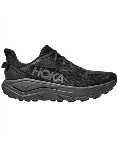 Hoka Challenger 8 Men's Trail Running Shoes, Black/Outer Orbit