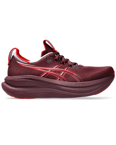 Asics Gel-Nimbus 28 Scarpe Running Donna, Beniimo Purple/Speed Red