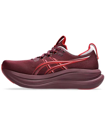 Asics Gel-Nimbus 28 Scarpe Running Donna, Beniimo Purple/Speed Red