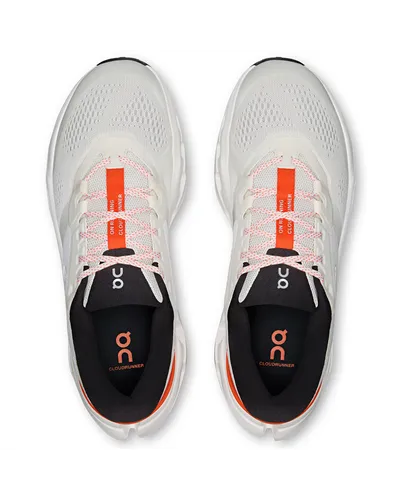 On Cloudrunner 3 Men's Running Shoes, Ivory/Flame
