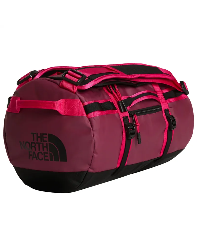 The North Face Base Camp Duffel XS Borsone 31 Litri, Burgundy Crush/TNF Black/Lali Guran