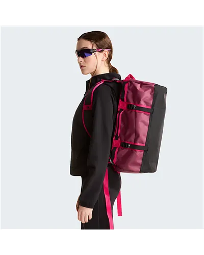 The North Face Base Camp Duffel XS Borsone 31 Litri, Burgundy Crush/TNF Black/Lali Guran