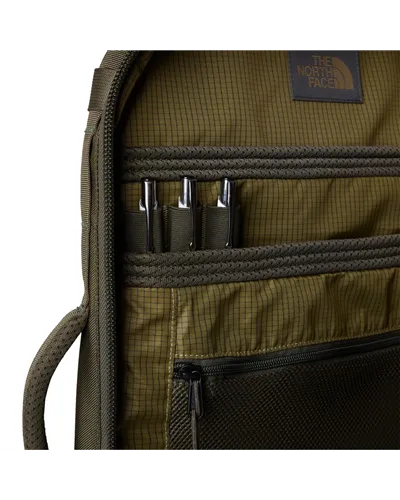 The North Face Base Camp Voyager Pro Travel Backpack 36 Liters 16" Laptop Compatible, New Taupe Green/TNF Black