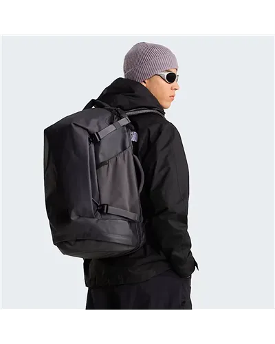 The North Face Base Camp Voyager Pro Travel Backpack 36 Liters 16" Laptop Compatible, Anthracite Grey/TNF Black