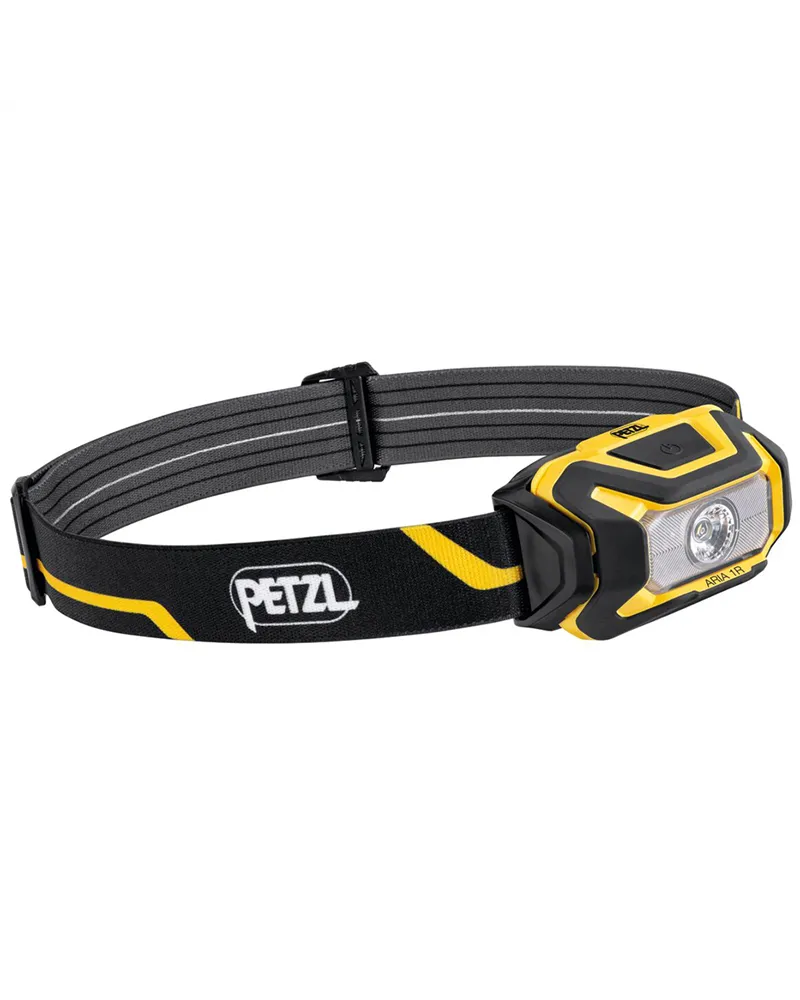 Petzl Headlamp Aria 1R, Black/Yellow