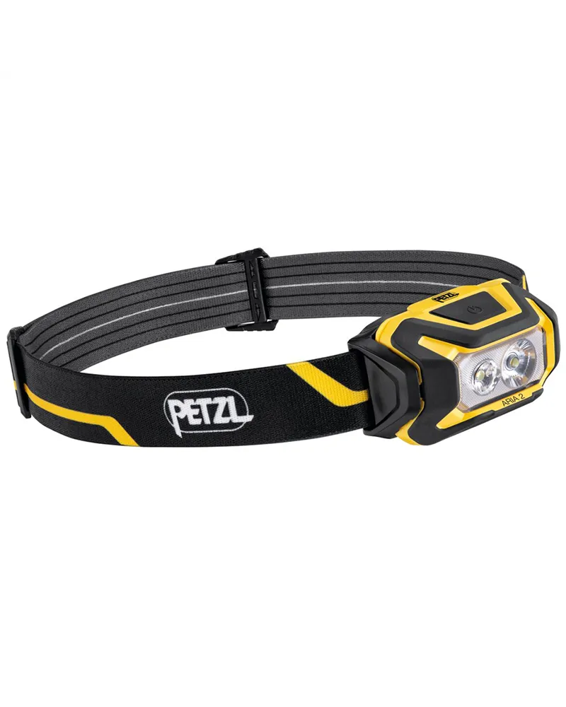 Petzl Headlamp Aria 2, Black/Yellow