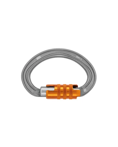Petzl Carabiner Omni Triact-Lock, Gray
