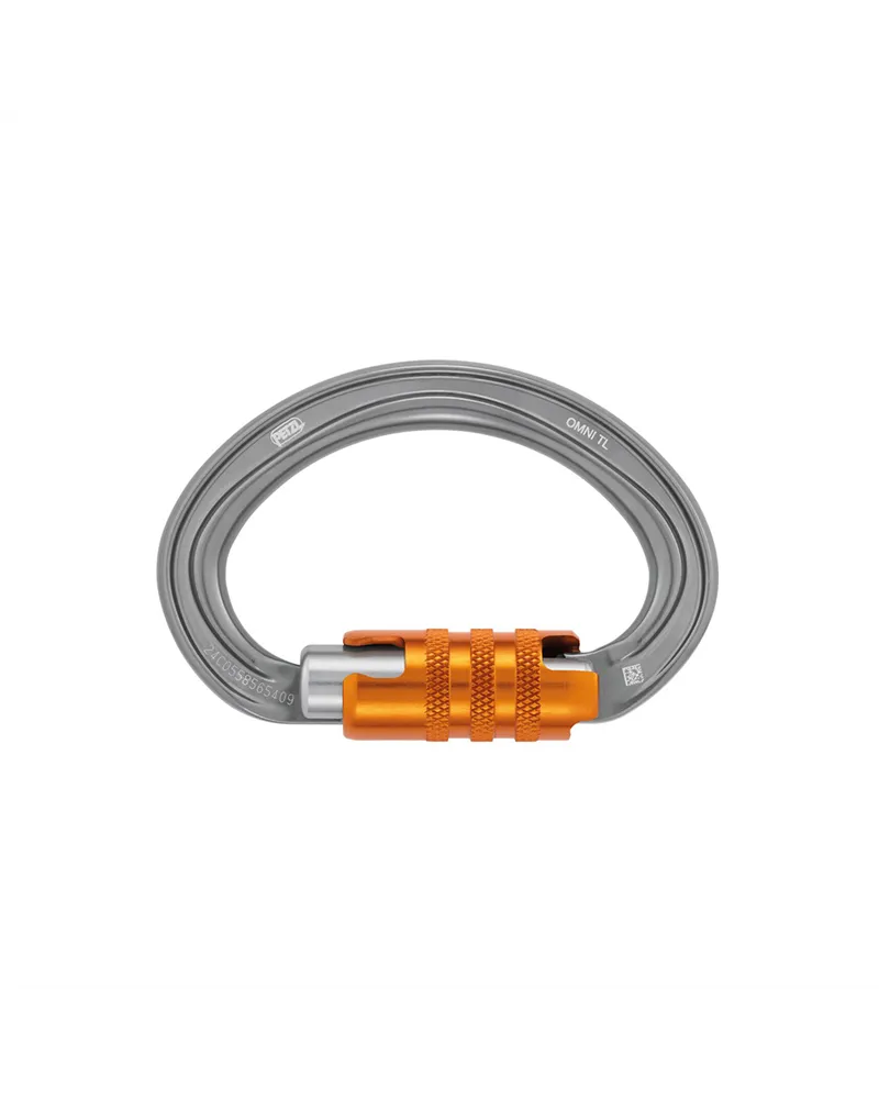 Petzl Carabiner Omni Triact-Lock, Gray