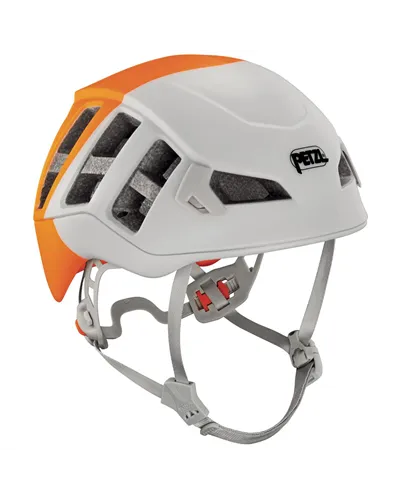 Petzl Meteor Casco Taglia S/M 52-59 cm, Bianco/Arancio