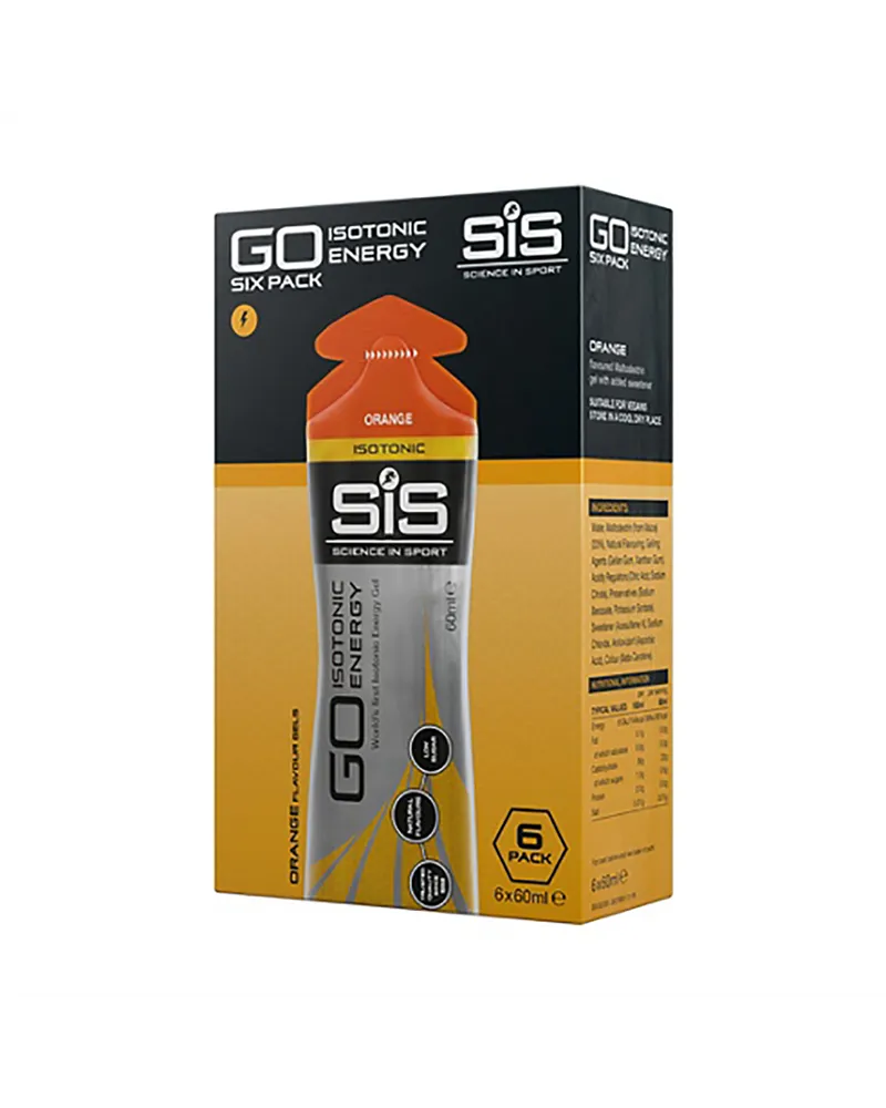 SIS GO Energy Gel Isotonico Gusto Arancia, Box 6 pz da 60ml