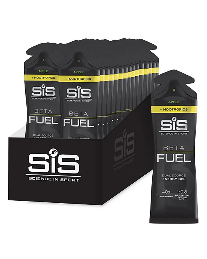 SIS Beta Fuel Energy Gel + Nootropics Apple, 60ml (30 gels box)