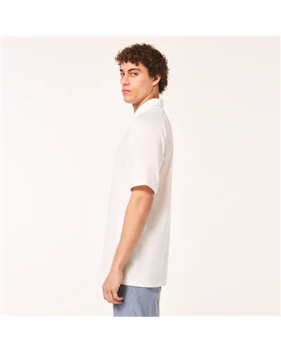 Oakley Reduct C1 Echo Polo Maniche Corte Uomo, Bianco