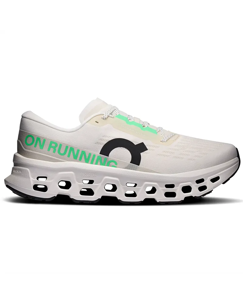 On Cloudmonster 3 Scarpe Running Uomo, Ivory/Ivory