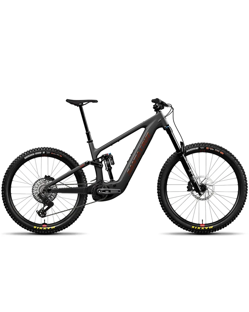 Santa Cruz Bullit 4 CC Mullet 27.5/29 Sram GX Eagle AXS 12v e-MTB, Matte Carbon