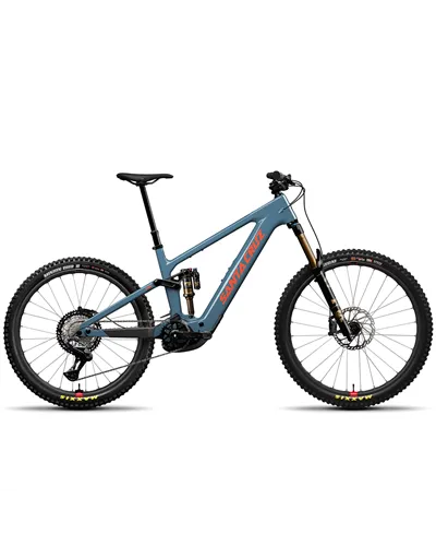 Santa Cruz Vala 1 CC Mullet 27.5/29 Shimano Deore XT Di2 12sp Lite Reserve e-MTB, Gloss Slate Blue
