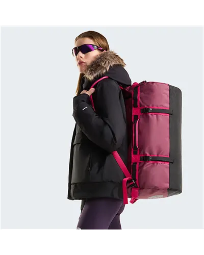 The North Face Base Camp Duffel S - 50 Liters, Burgundy Crush/TNF Black/Lali Guran