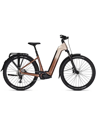 Focus Aventura² 6.7 Wave Shimano Cues 9v - Bosch Performance 600Wh, Adamant Silver/Platinum Bronze