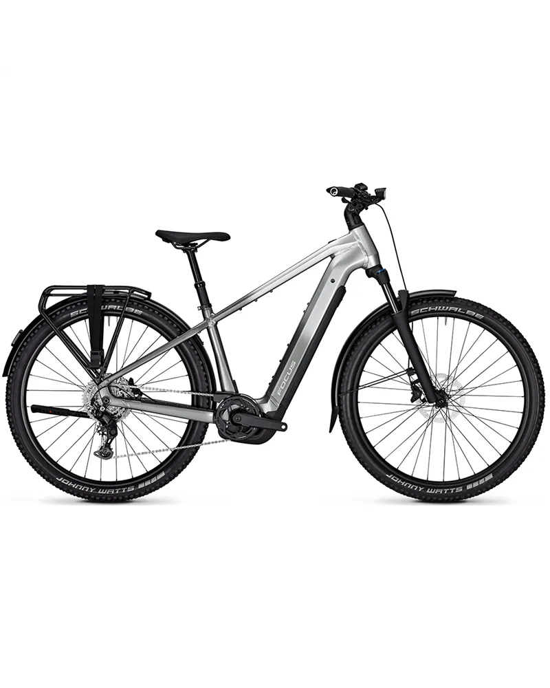 Focus Aventura² 6.7 Shimano Cues 9v - Bosch Performance 600Wh, Nepal Silver/Steel Grey