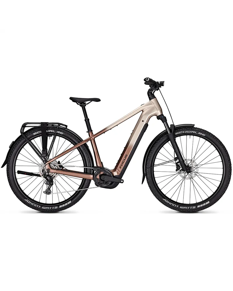 Focus Aventura² 6.7 Shimano Cues 9v - Bosch Performance 600Wh, Adamant Silver/Platinum Bronze