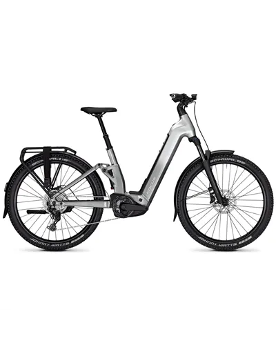 Focus Aventura² 6.7 FS Wave Shimano Cues 9v - Bosch Performance 600Wh, Nepal Silver/Steel Grey