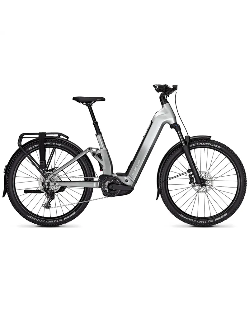 Focus Aventura² 6.7 FS Wave Shimano Cues 9v - Bosch Performance 600Wh, Nepal Silver/Steel Grey