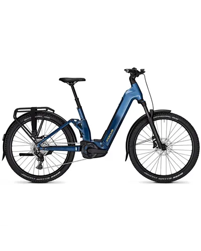 Focus Aventura² 6.7 FS Wave Shimano Cues 9v - Bosch Performance 600Wh, Alice Blue/Azure Blue