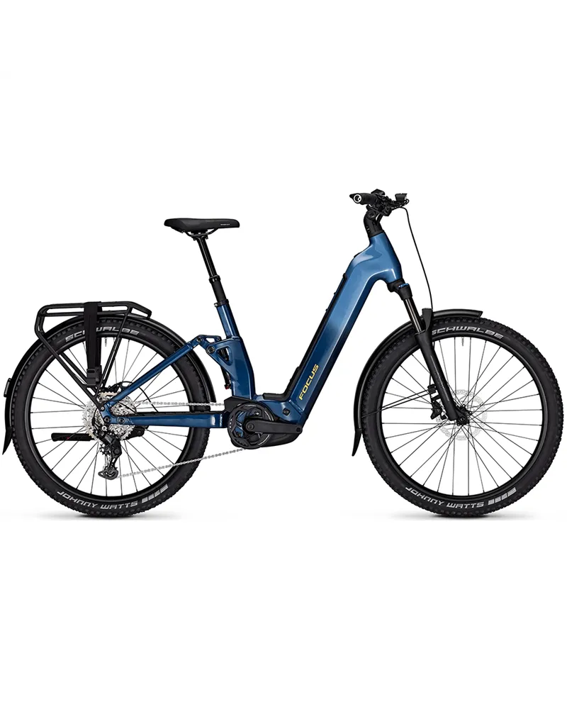 Focus Aventura² 6.7 FS Wave Shimano Cues 9v - Bosch Performance 800Wh, Alice Blue/Azure Blue
