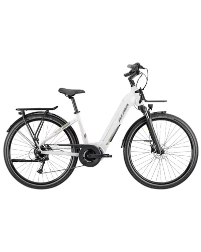 Atala e-Bike Cult 8.6 28" Donna Shimano Acera 8V Agile GEN2 522Wh, Bianco Lucido