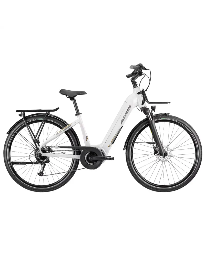 Atala e-Bike Cult 8.6 28" Donna Shimano Acera 8V Agile GEN2 522Wh, Bianco Lucido