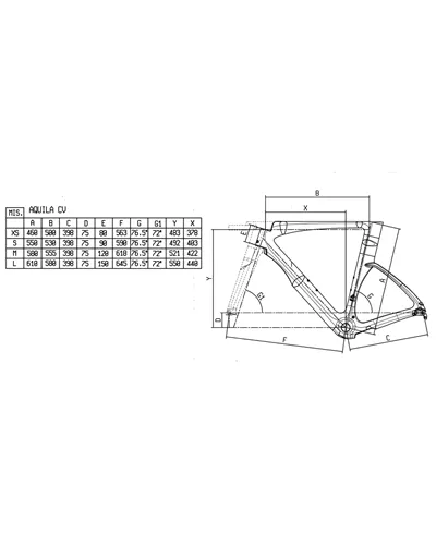 Bianchi Frameset Aquila TT Disc, ZY Metallic Celeste/Black UD Carbon Full Glossy MY25