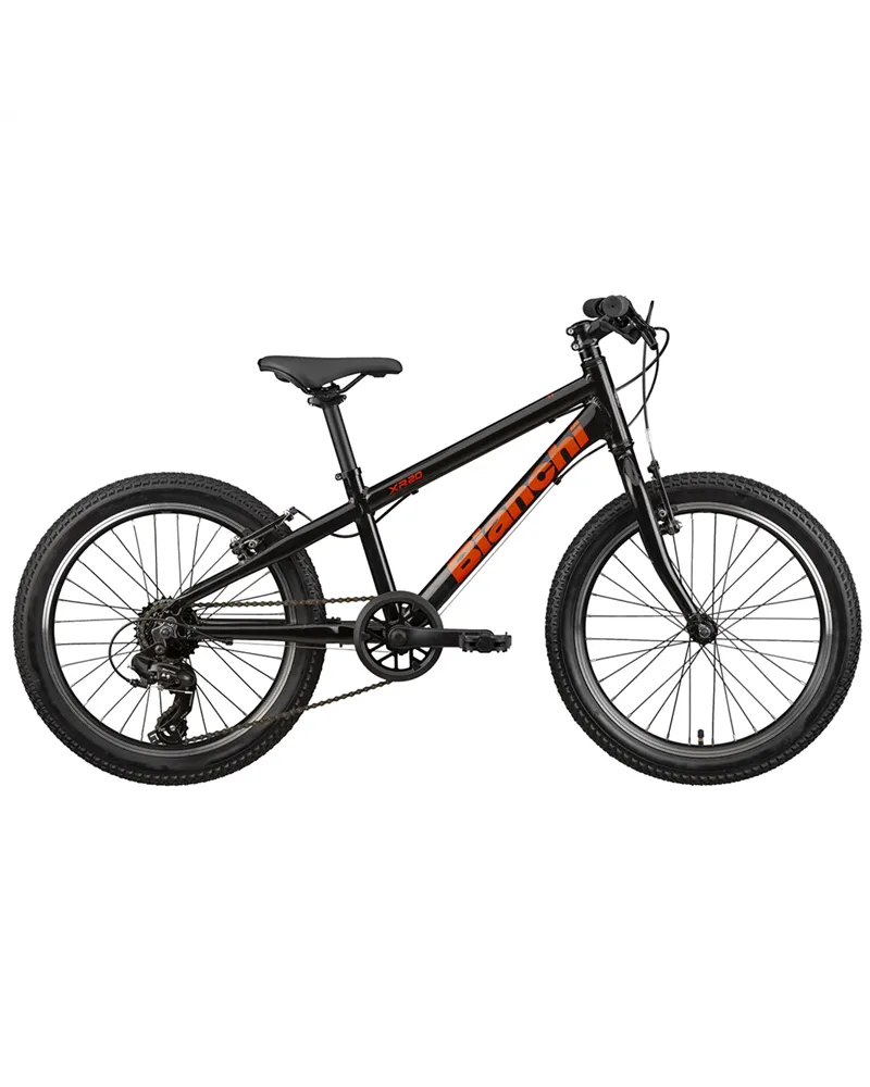 Bianchi XR20 Shimano Tourney 7v V-Brake 280H, 7E Black/Red Fluo/Glossy MY24