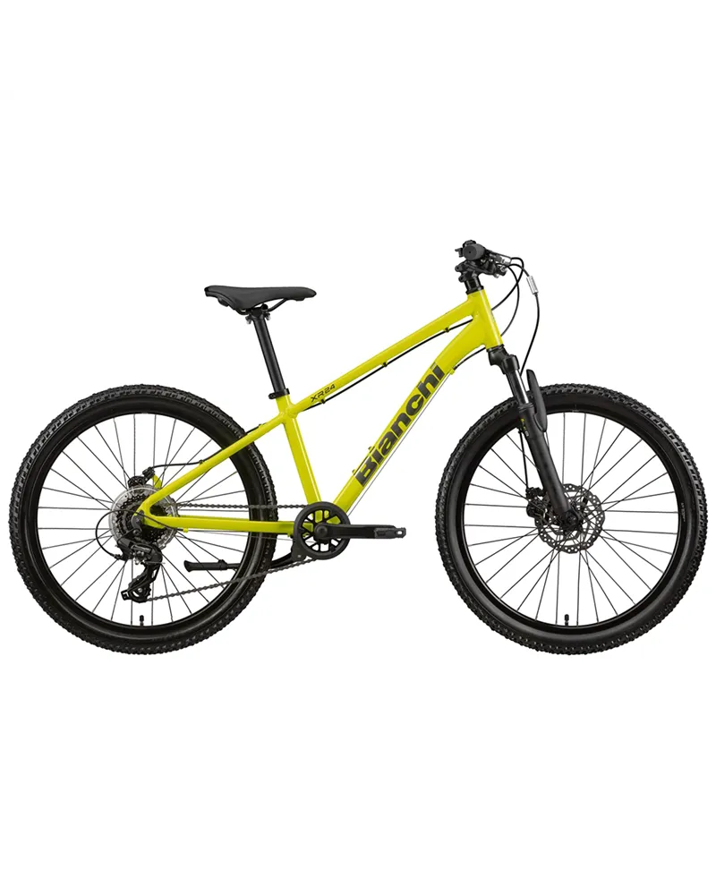 Bianchi XR24 Shimano Tourney 8v V-Brake 330H, 7X Acid Yellow Glossy MY23