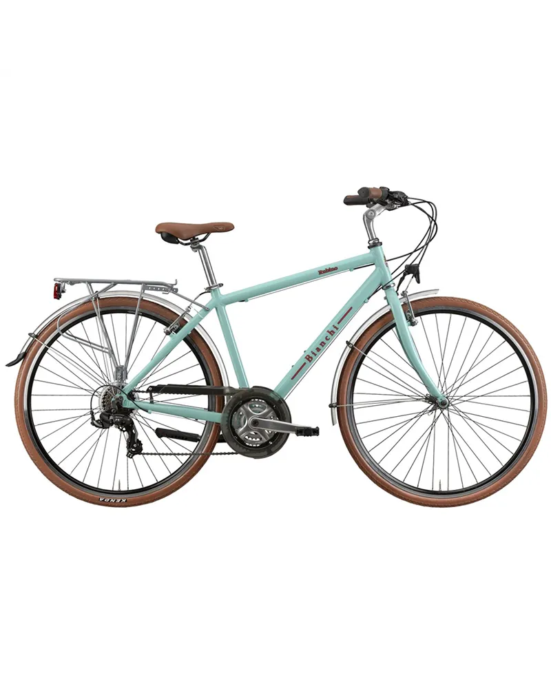 Bianchi Rubino Deluxe Gent Shimano Tourney 7v, LK CK16 Celeste Vintage MY25