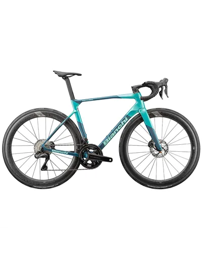 Bianchi Specialissima Pro Shimano Ultegra Di2 12sp, JB Petrolio/Celeste Metallico-Logo CK16 Satin/Glossy MY27