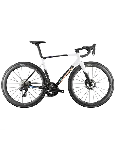 Bianchi Specialissima Pro Shimano Ultegra Di2 12sp, JU Ying & Yang: Carbon UD/White Italia-Chrome Logo MY27