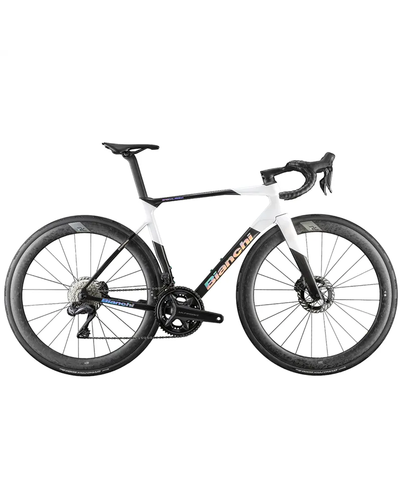 Bianchi Specialissima Pro Shimano Ultegra Di2 12v, JU Ying & Yang: Carbonio UD/Bianco Italia-Logo Cromato MY27