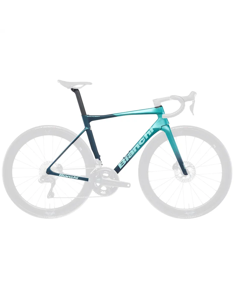 Bianchi Frameset Specialissima Pro Disc Carbon, B5 Blue Tail/Metallic Celeste/CK16 Full Matt MY24