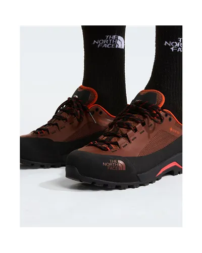 The North Face Verto Alpine GTX Gore-Tex Men's Trekking Shoes, Ember Soil/Lava Red